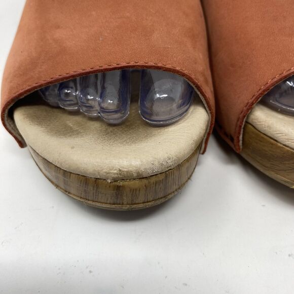 Dansko Shoes Womens Size 38 Brown Leather Mule Clog Sandals Slip On - Picture 7 of 14